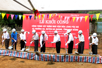 HANDICO TÀI TRỢ 1,7 TỶ XÂY DỰNG NHÀ VĂN HÓA LÀNG PÁC BÓ